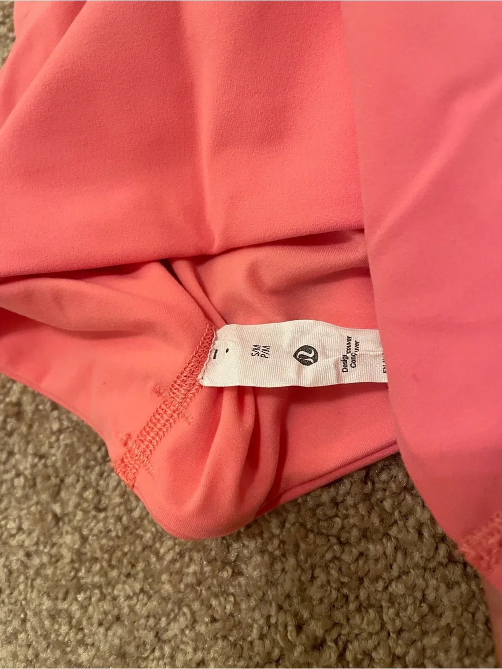 Lululemon Bend this Scoop and Square Bra in Sakura pink